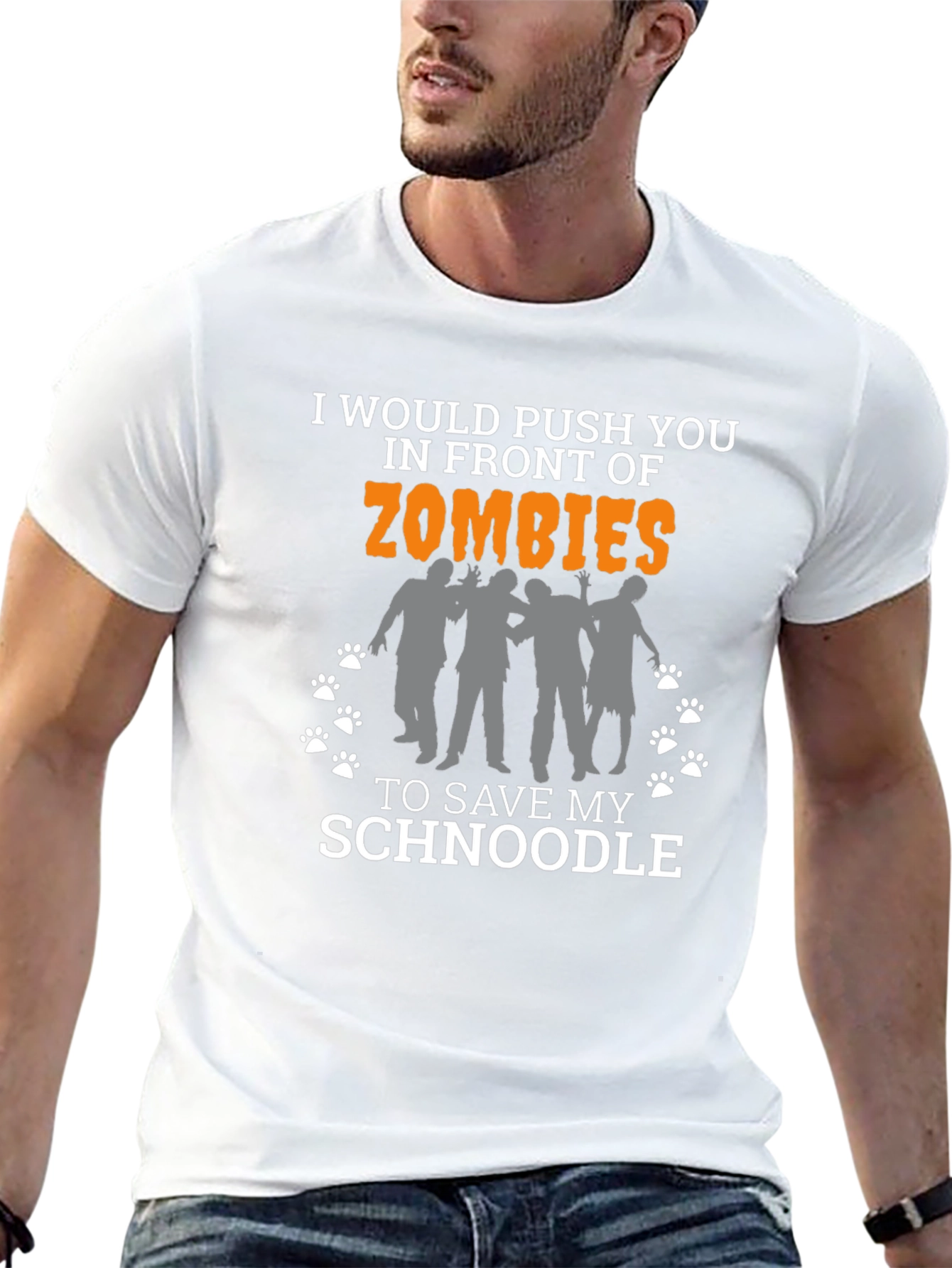 Zombie Schnoodle T-Shirt - Funny Dog Lover Tee
