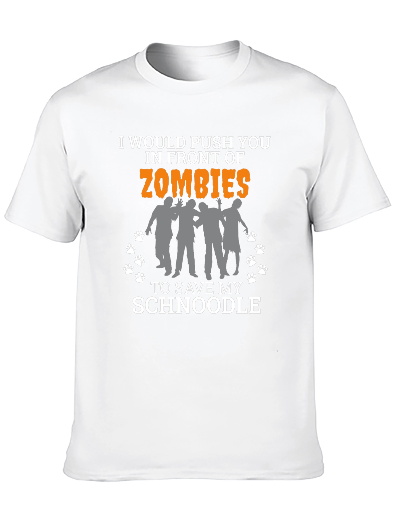 Zombie Schnoodle T-Shirt - Funny Dog Lover Tee