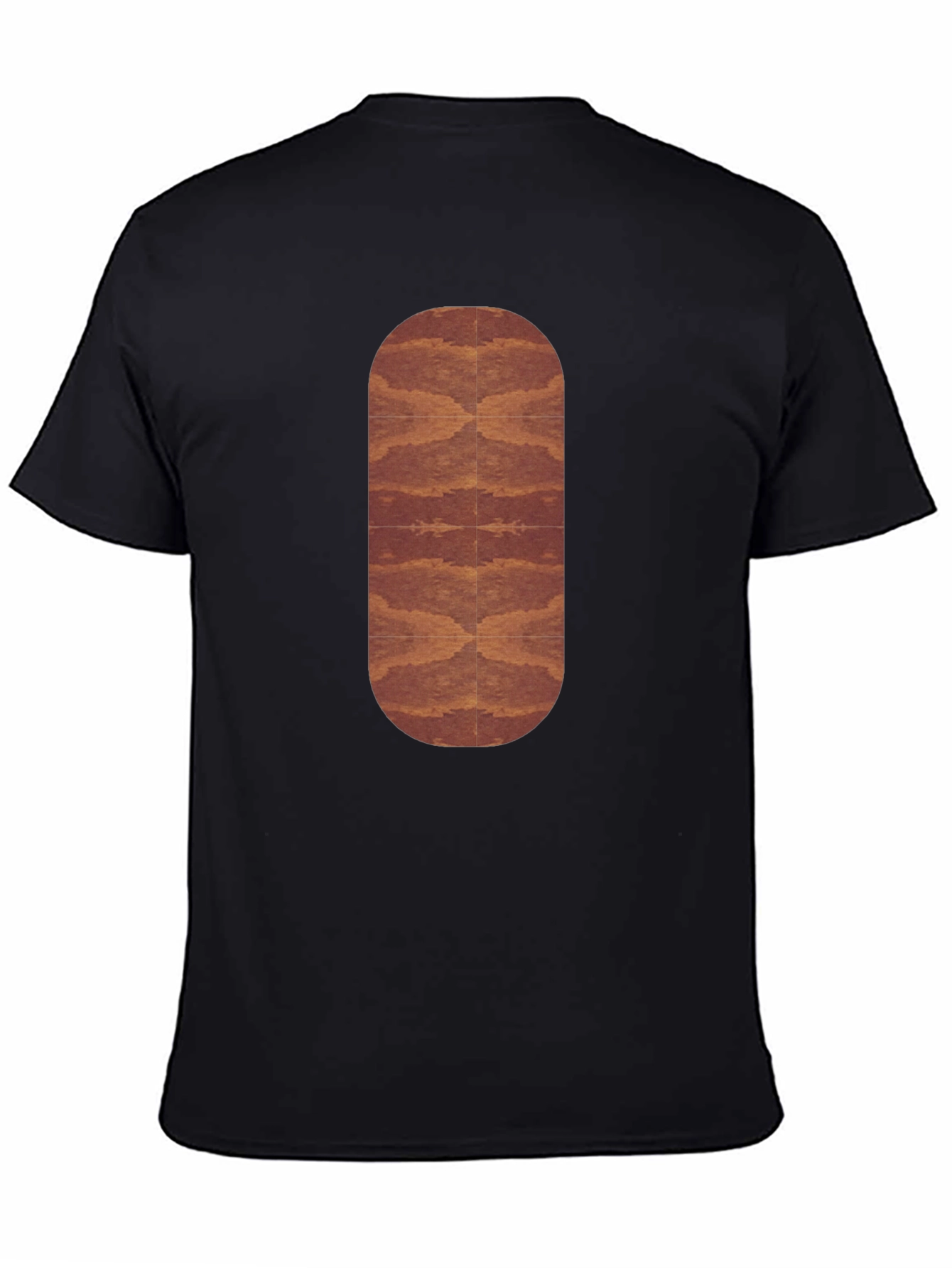 Stylish Black Graphic Tee - Abstract Design