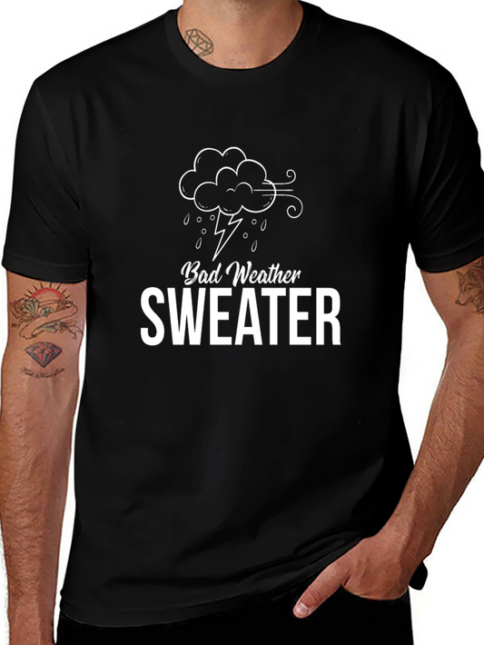 Bad Weather Sweater Graphic T-Shirt