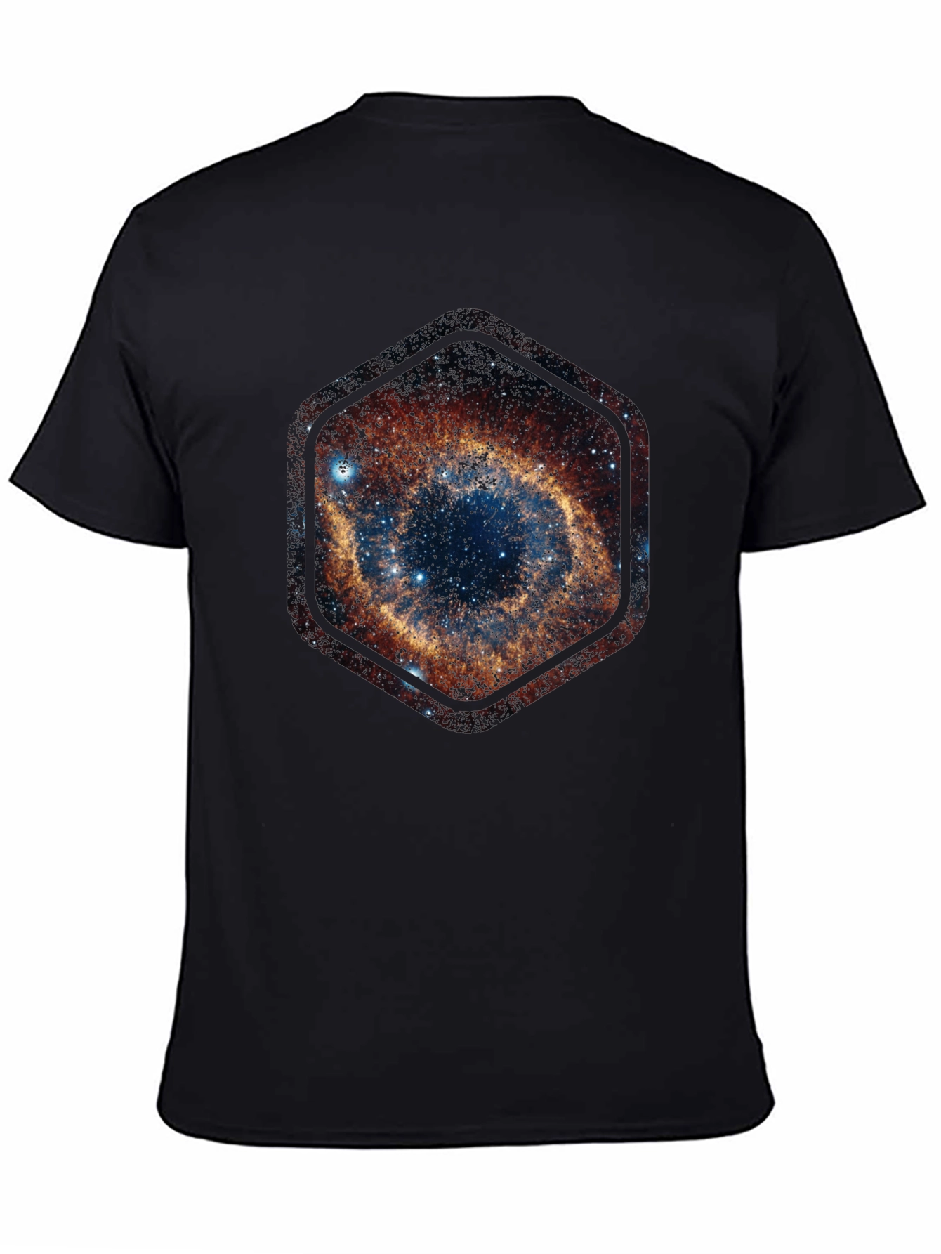 Nebula Galaxy Hexagon T-Shirt - Space Design