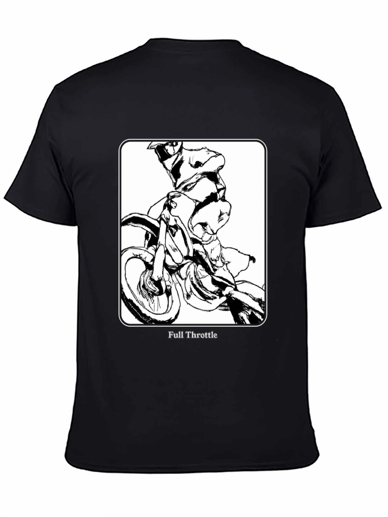 Full Throttle Graphic Tee - Black