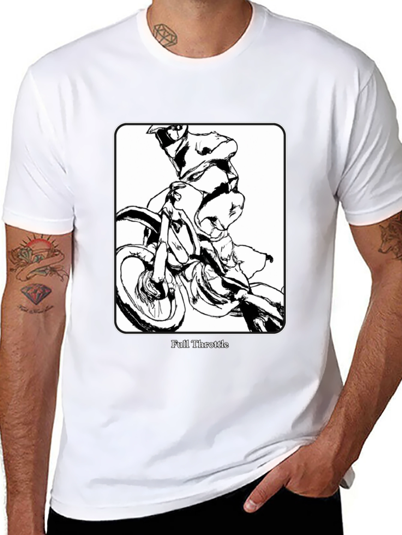 Full Throttle Graphic Tee - Black