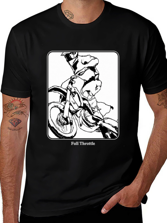 Full Throttle Graphic Tee - Black