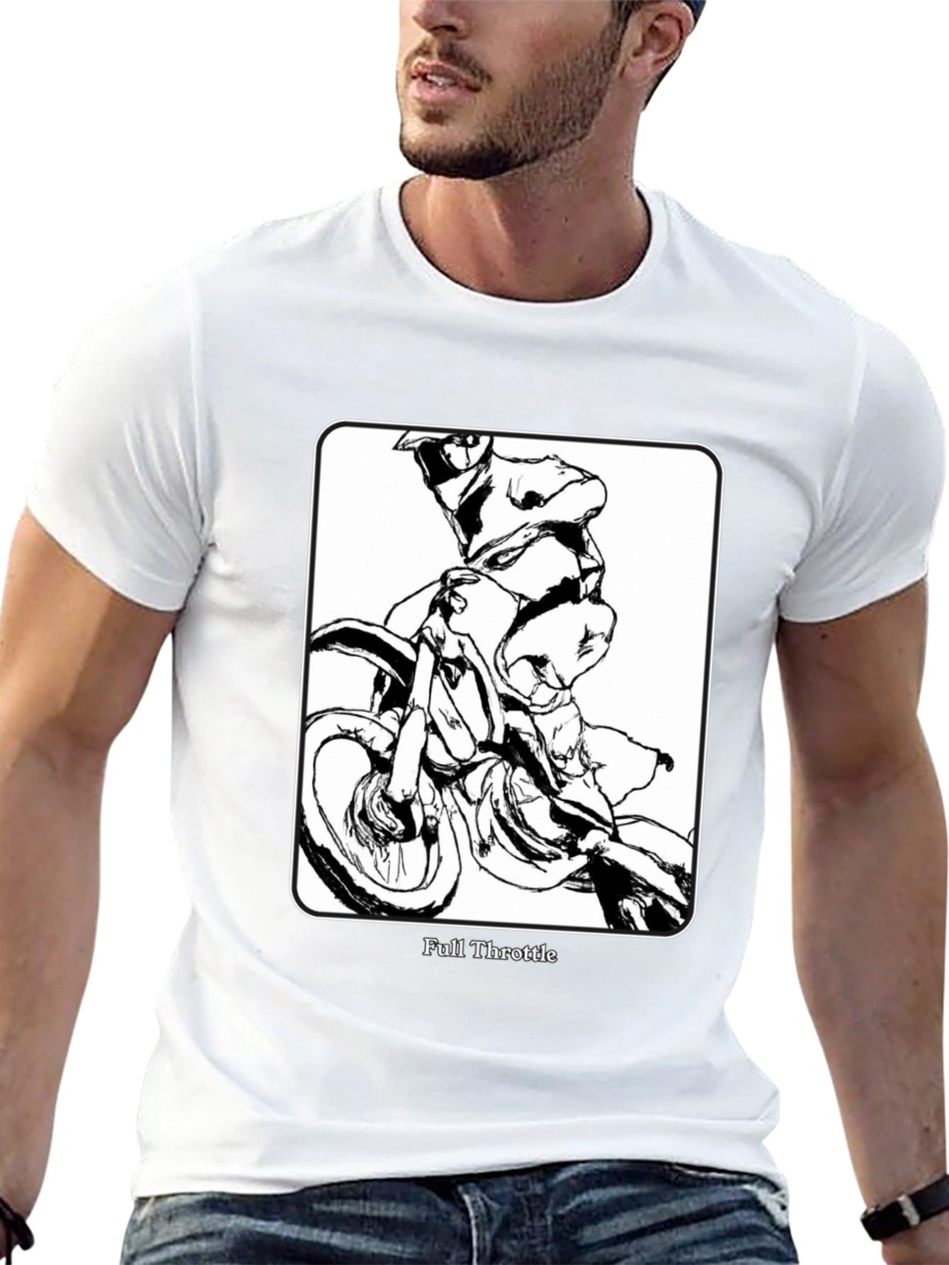 Full Throttle Graphic Tee - Black