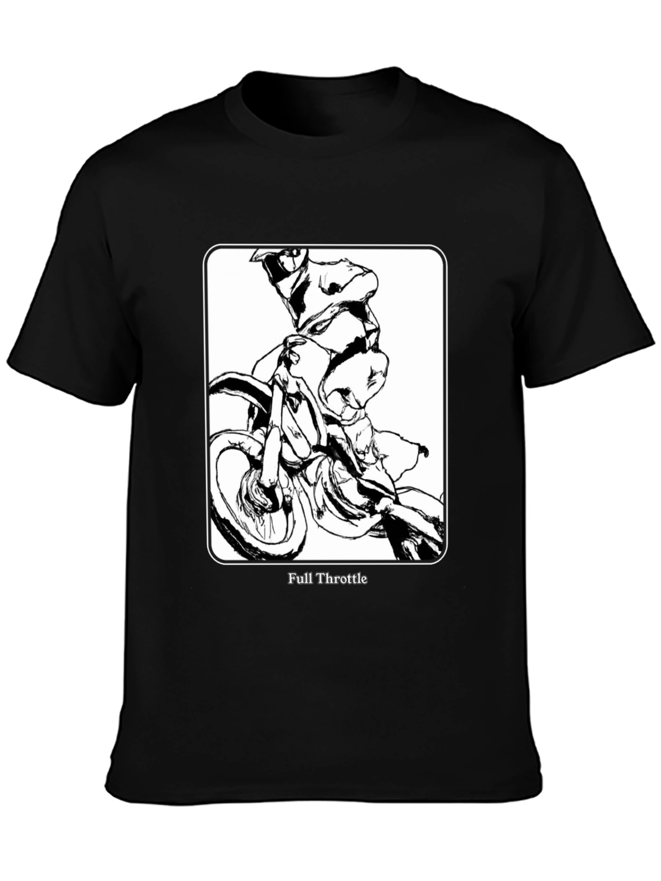 Full Throttle Graphic Tee - Black