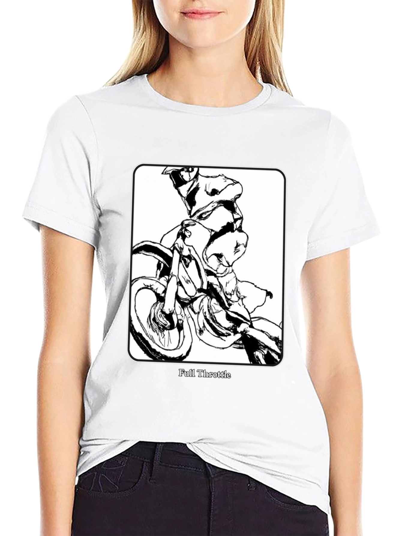 Full Throttle Graphic Tee - Black