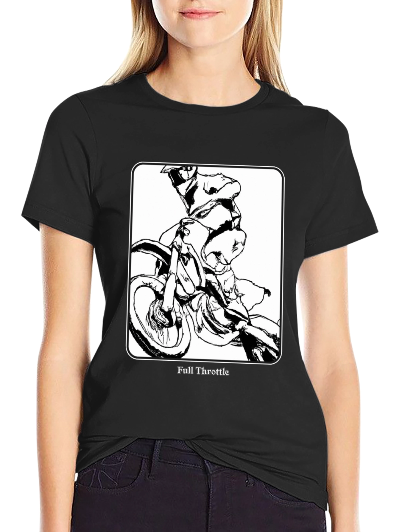 Full Throttle Graphic Tee - Black