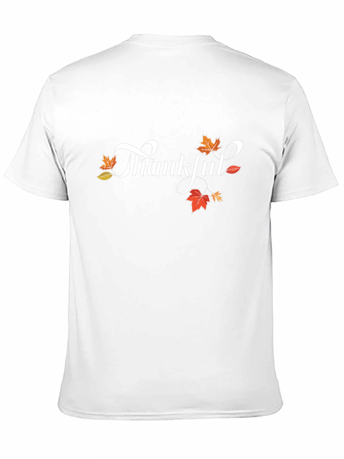 Thankful Graphic Tee - Black Cotton Blend