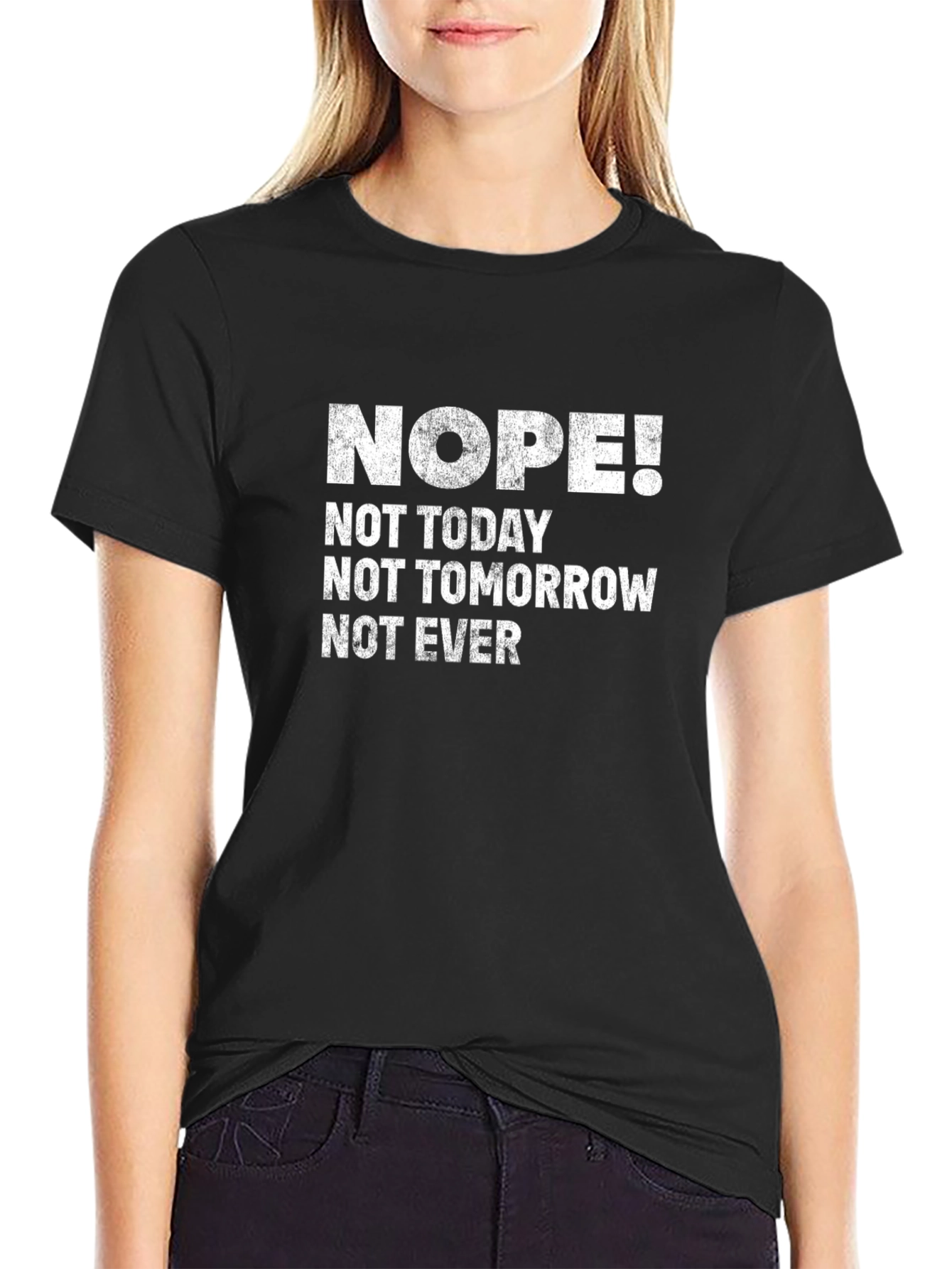 Nope! Graphic Tee - Funny Sarcastic T-Shirt