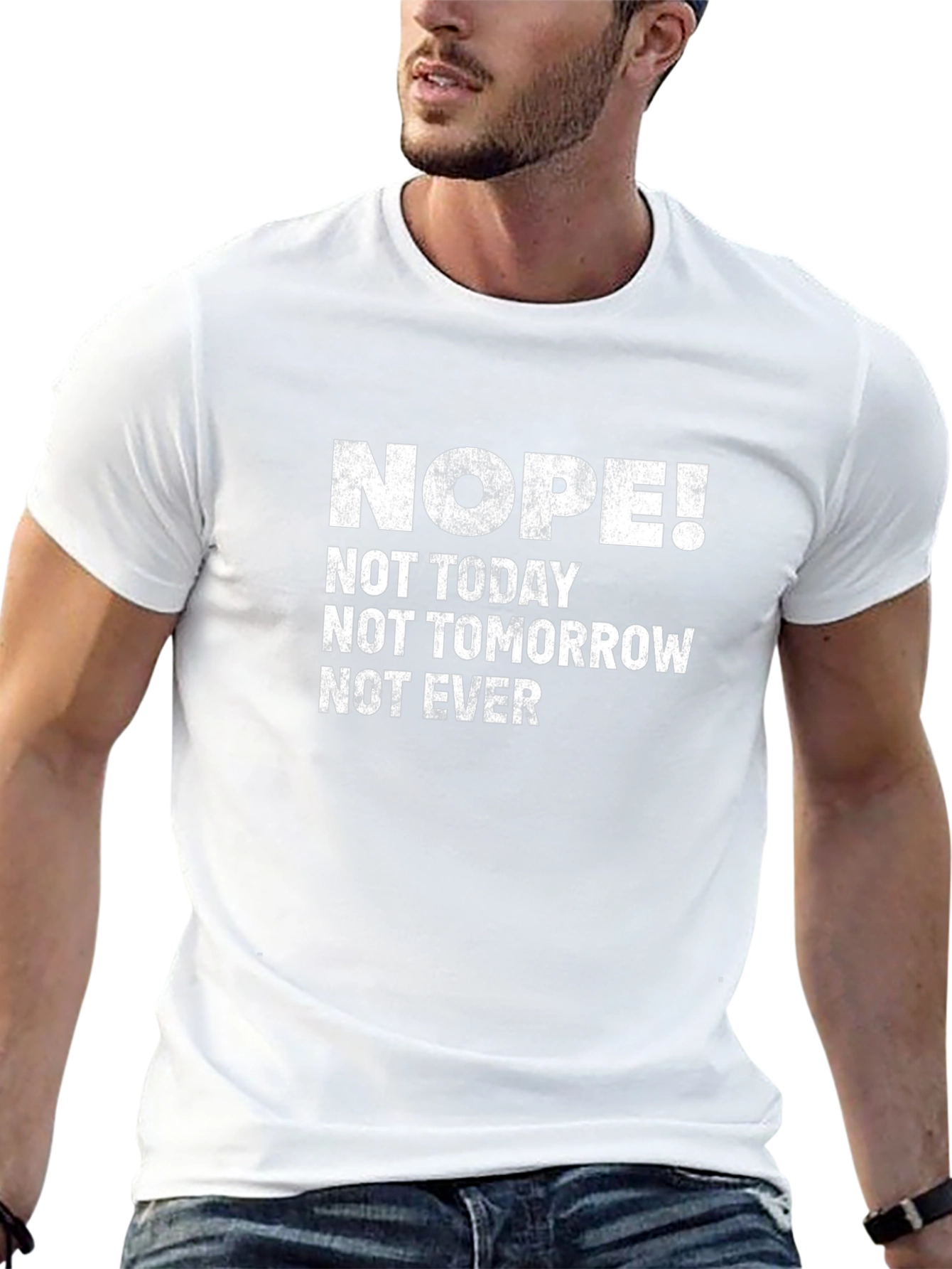 Nope! Graphic Tee - Funny Sarcastic T-Shirt