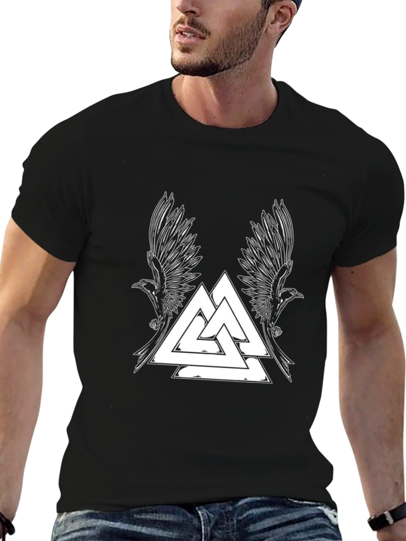 Valknut Ravens Graphic Tee - Viking Style