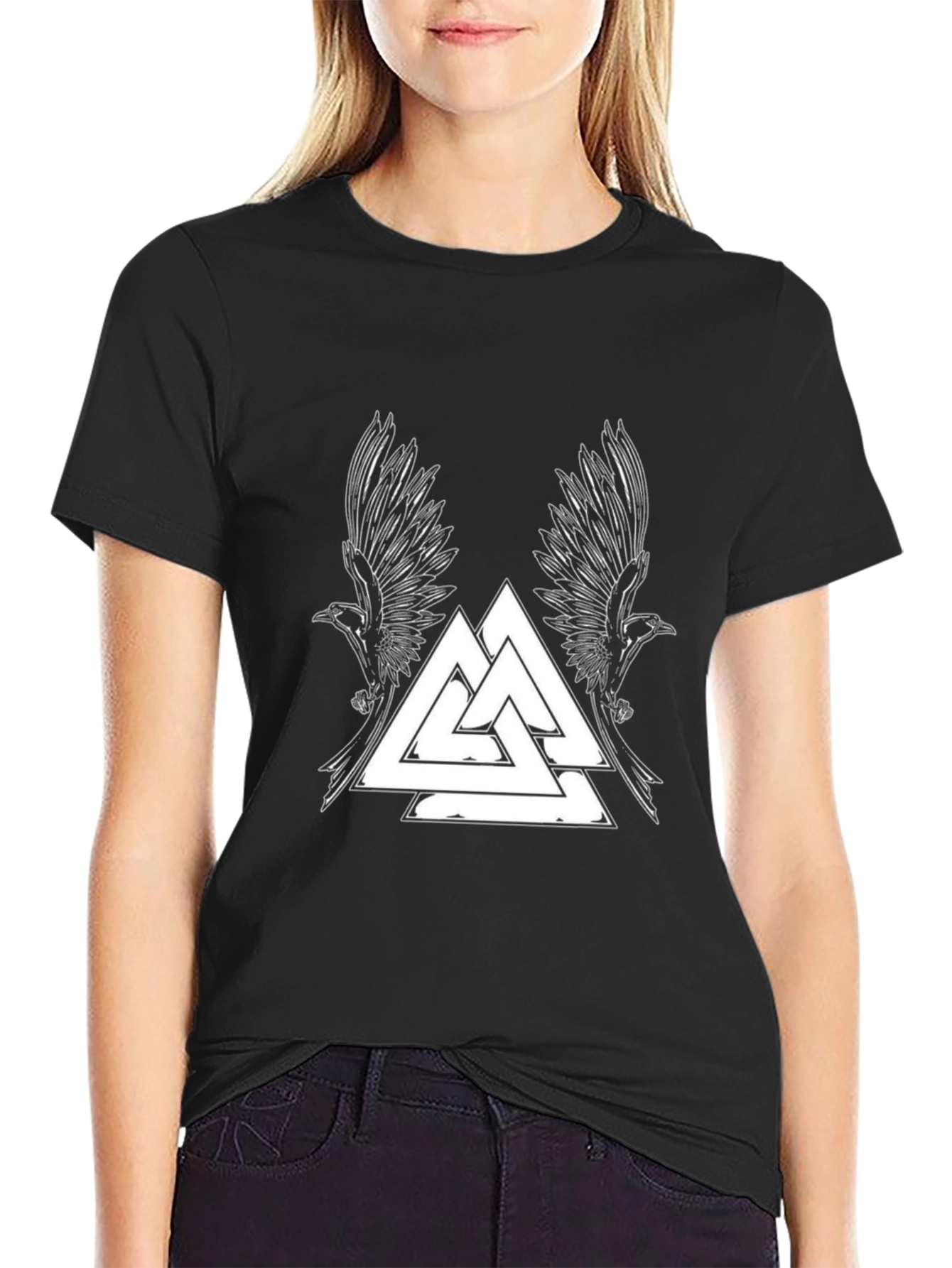Valknut Ravens Graphic Tee - Viking Style