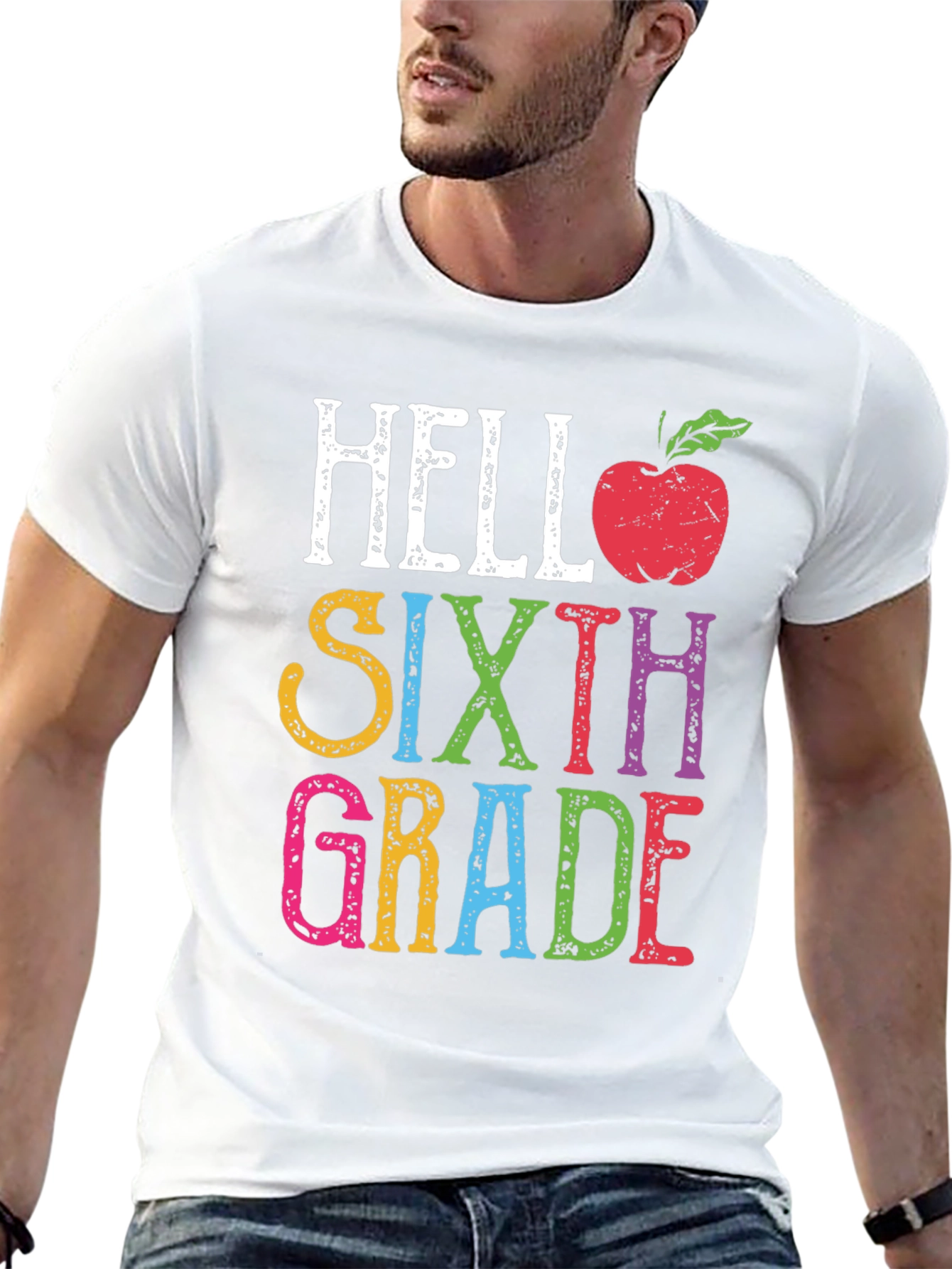Hello Sixth Grade Teacher T-Shirt