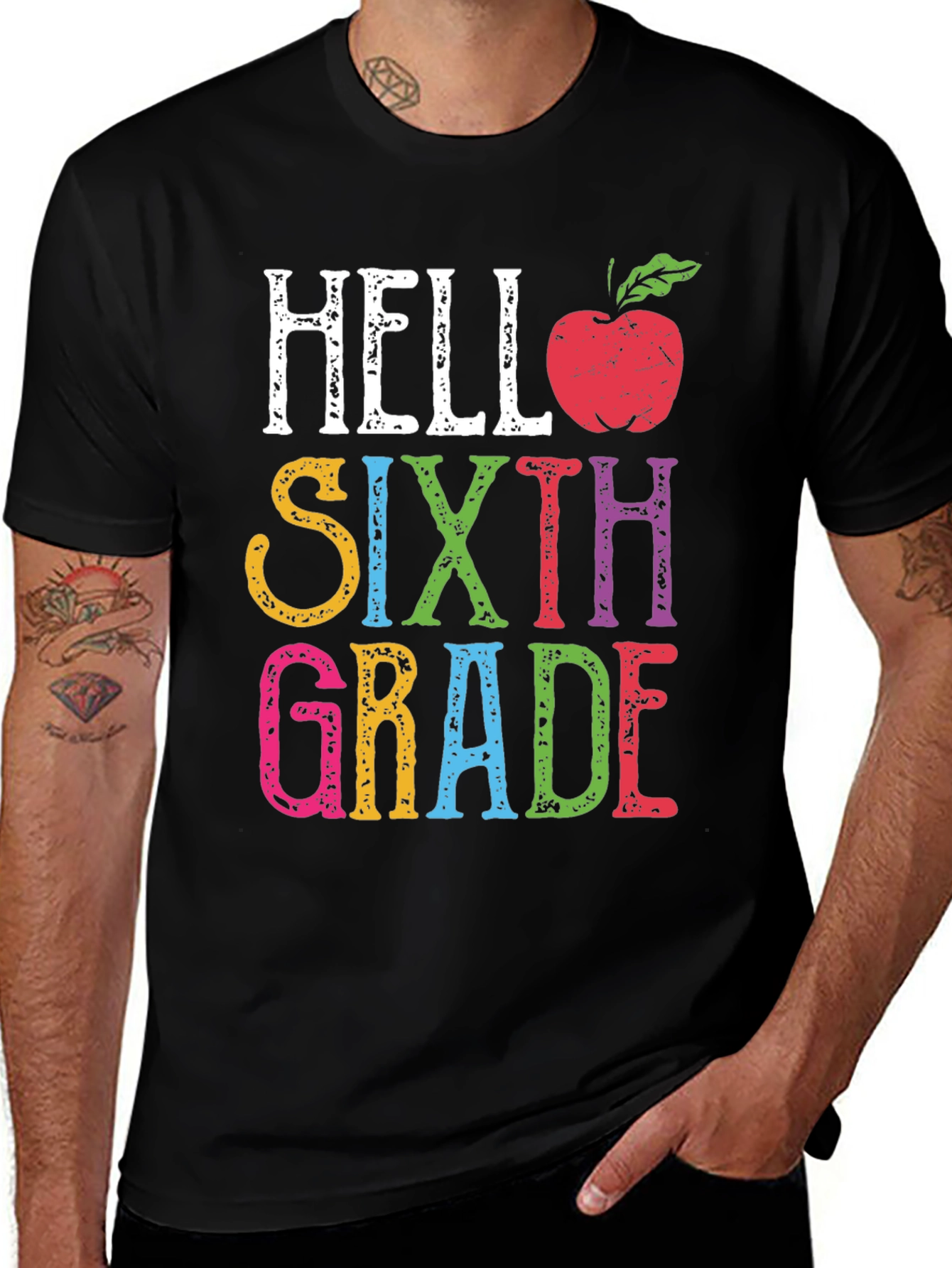 Hello Sixth Grade Teacher T-Shirt