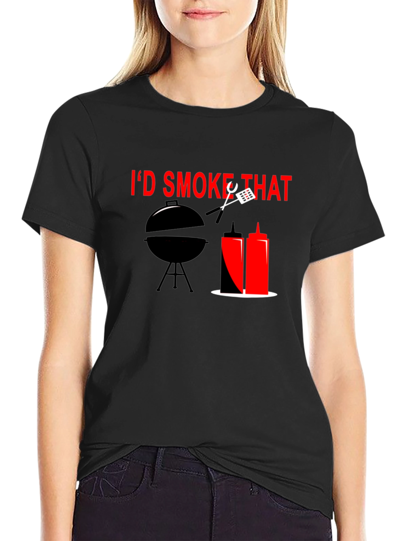 Id Smoke That T-Shirt - BBQ Grill Humor