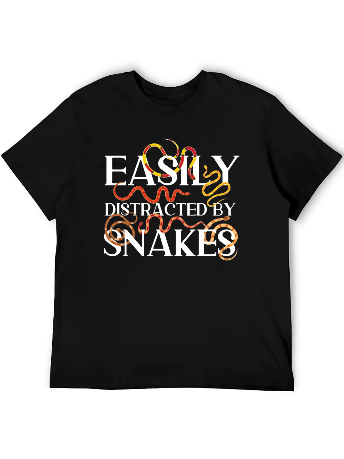 Easily Distracted By Snakes Graphic Tee