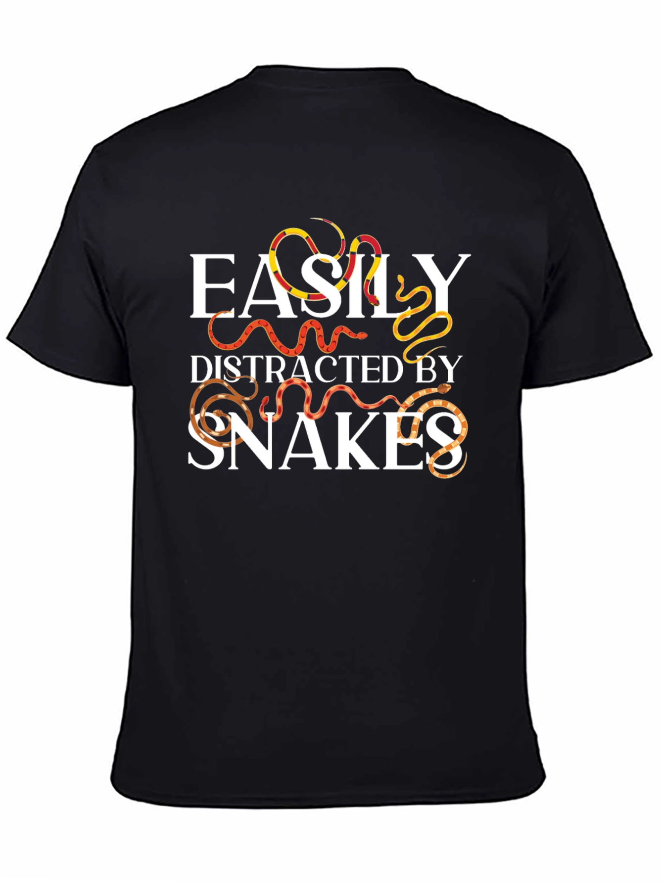 Easily Distracted By Snakes Graphic Tee