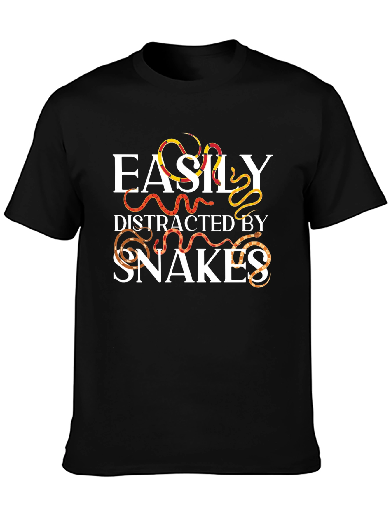 Easily Distracted By Snakes Graphic Tee