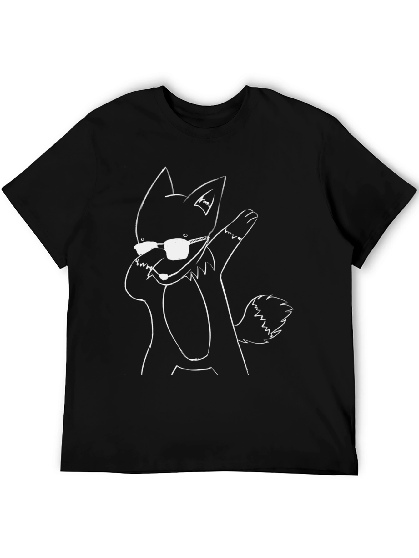 Cool Fox Dab T-Shirt - Black