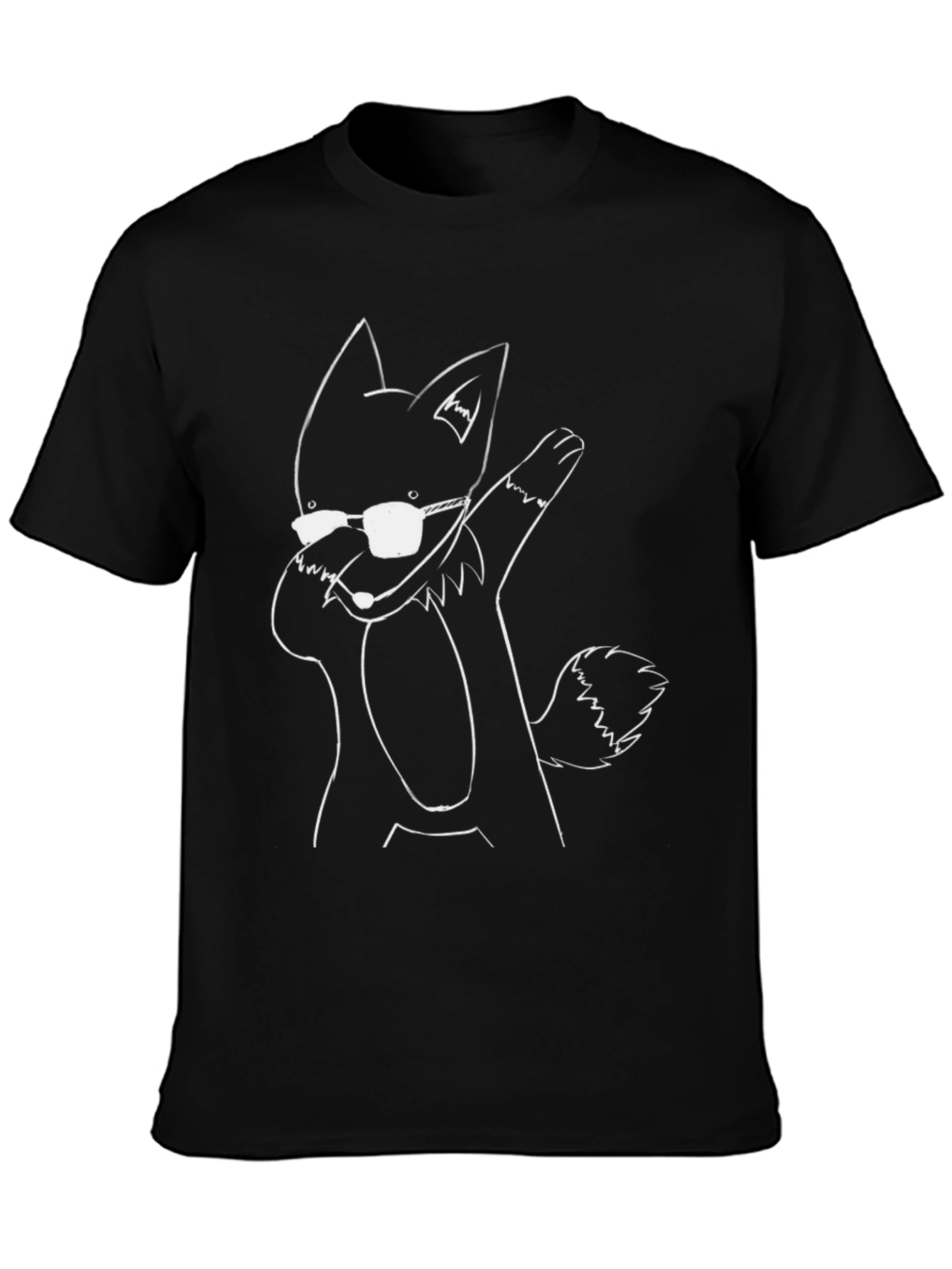 Cool Fox Dab T-Shirt - Black