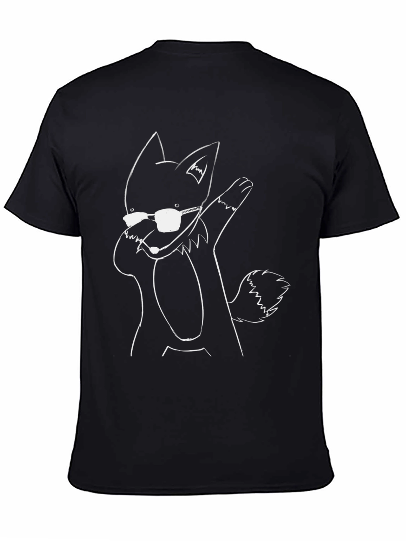 Cool Fox Dab T-Shirt - Black