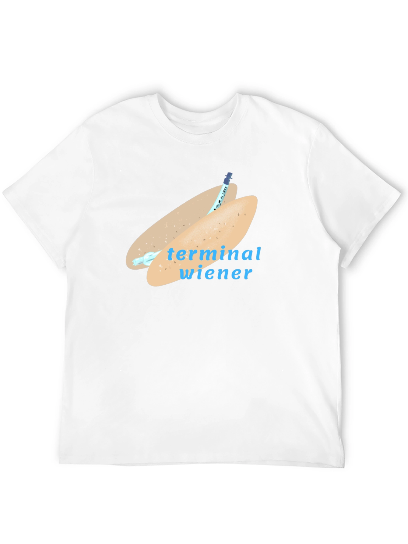 Terminal Wiener T-Shirt - Humorous Design