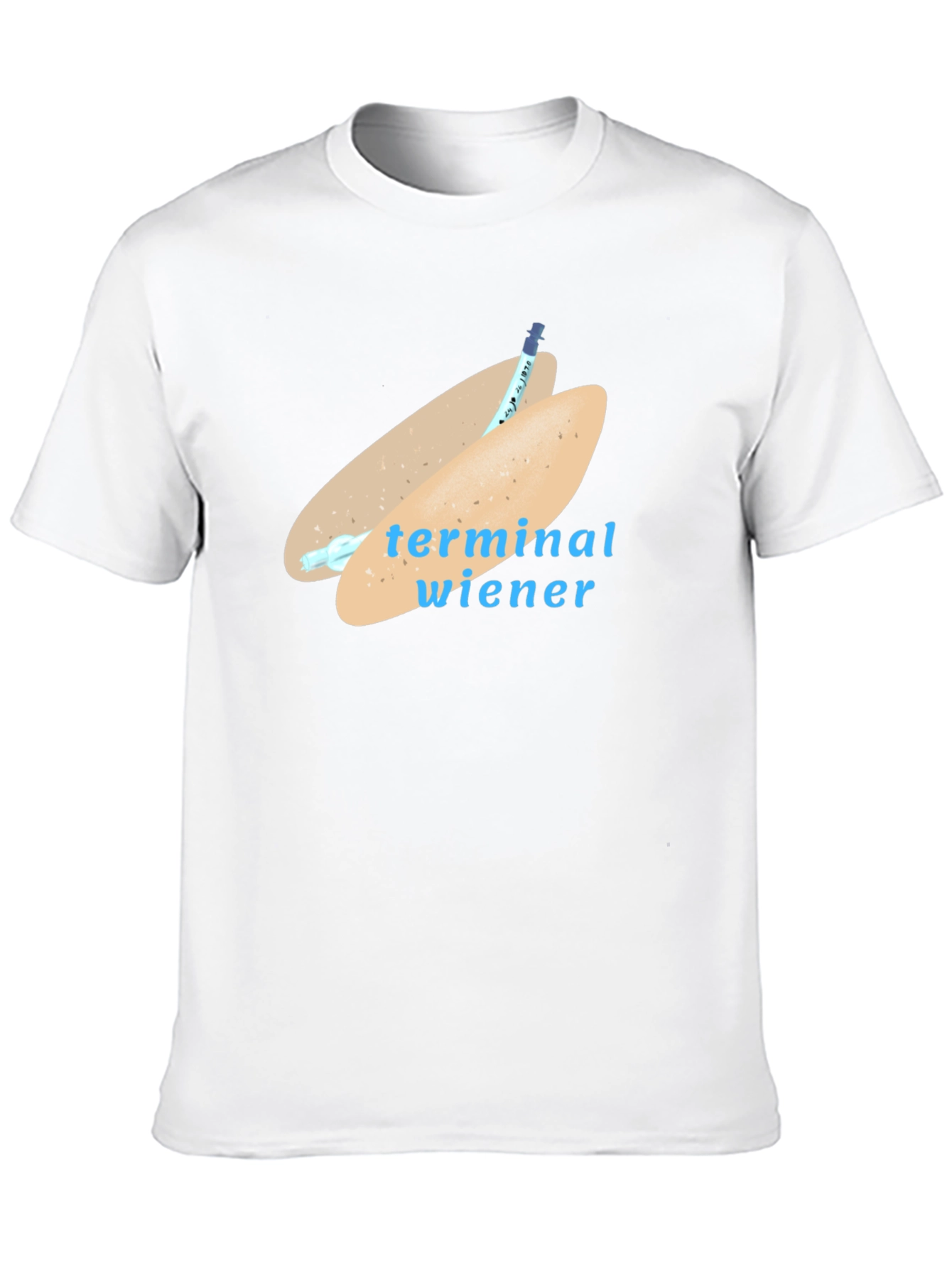 Terminal Wiener T-Shirt - Humorous Design