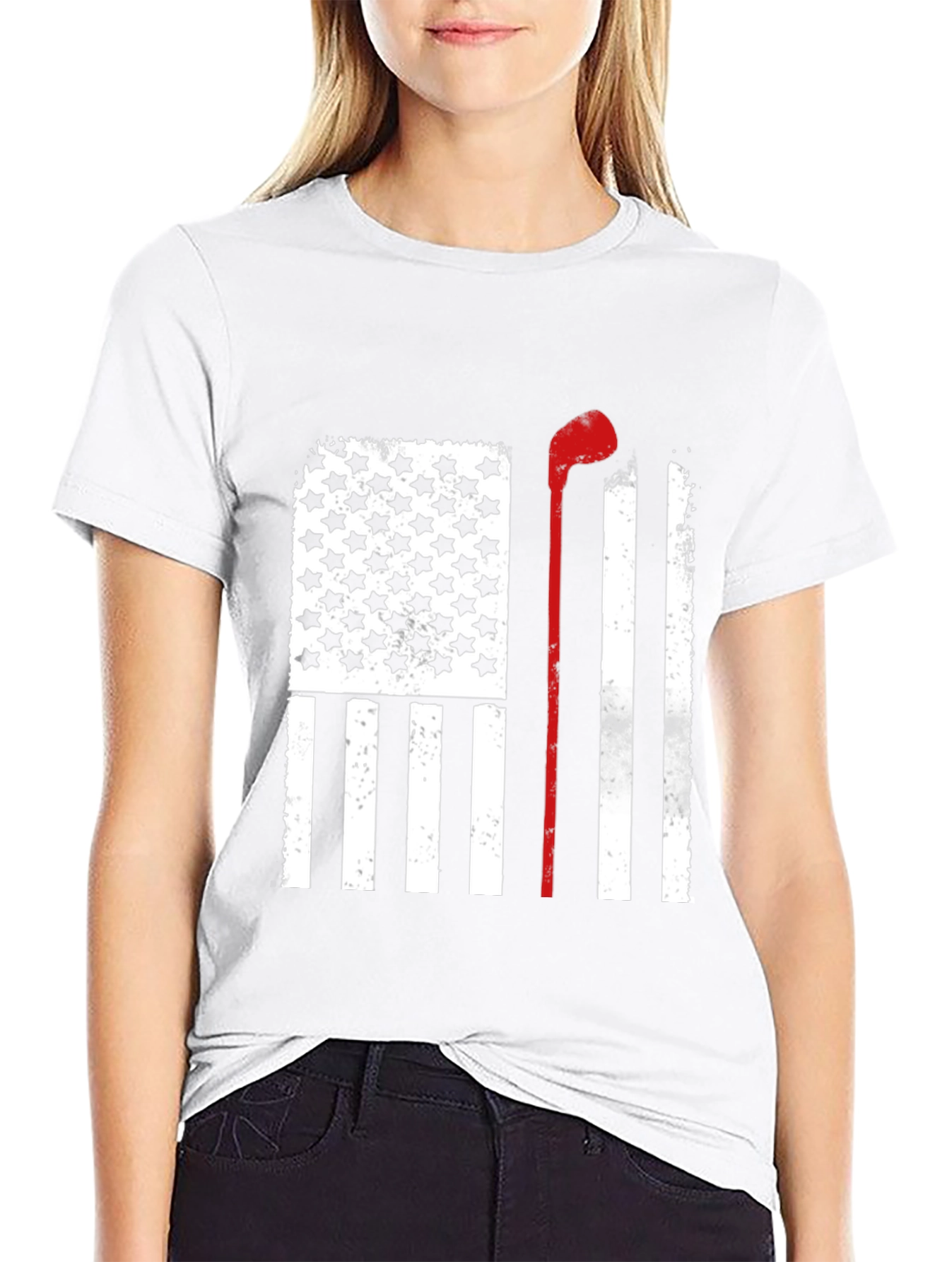 Patriotic Golf Flag T-Shirt