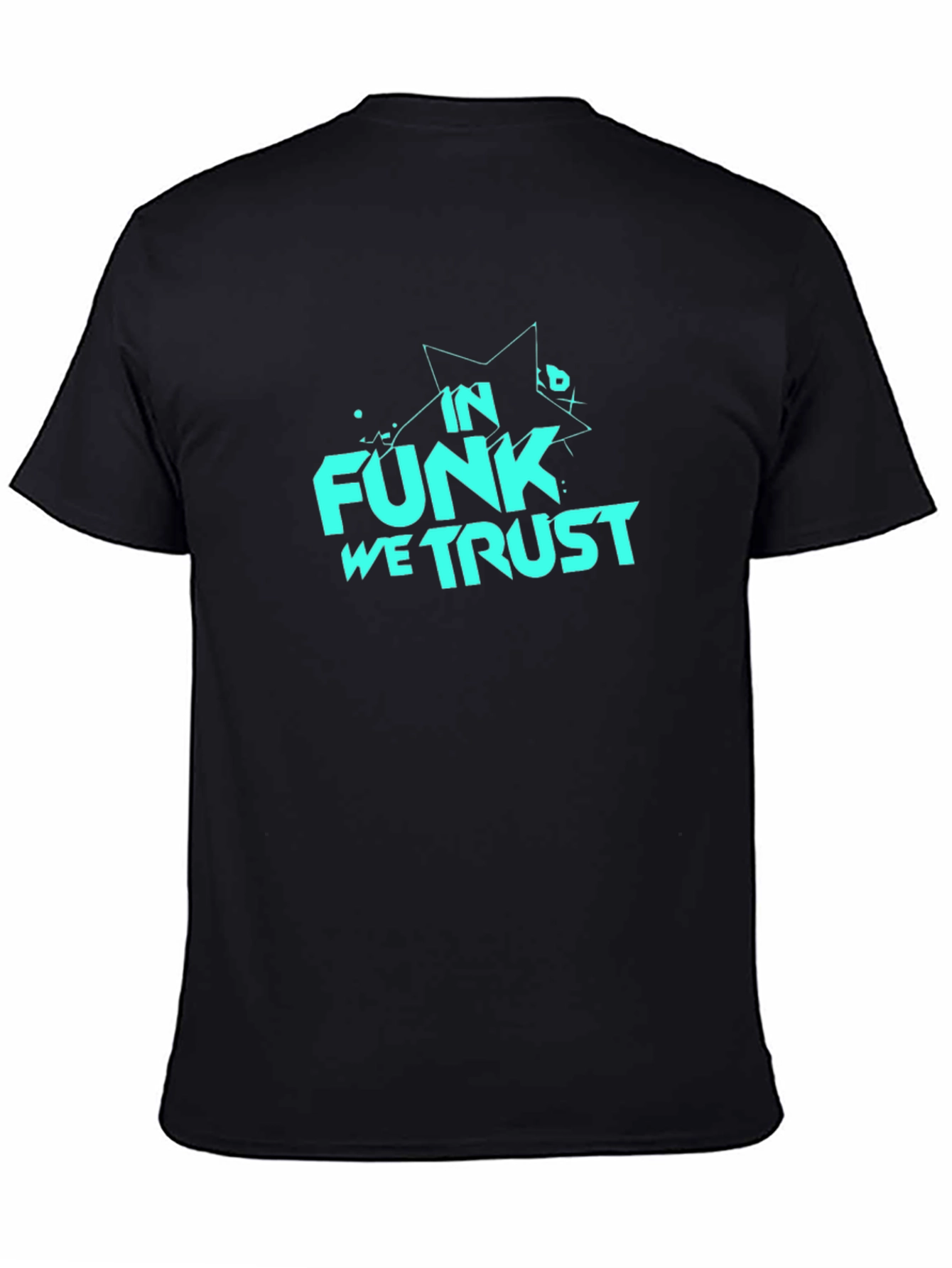 In Funk We Trust Black Graphic Tee
