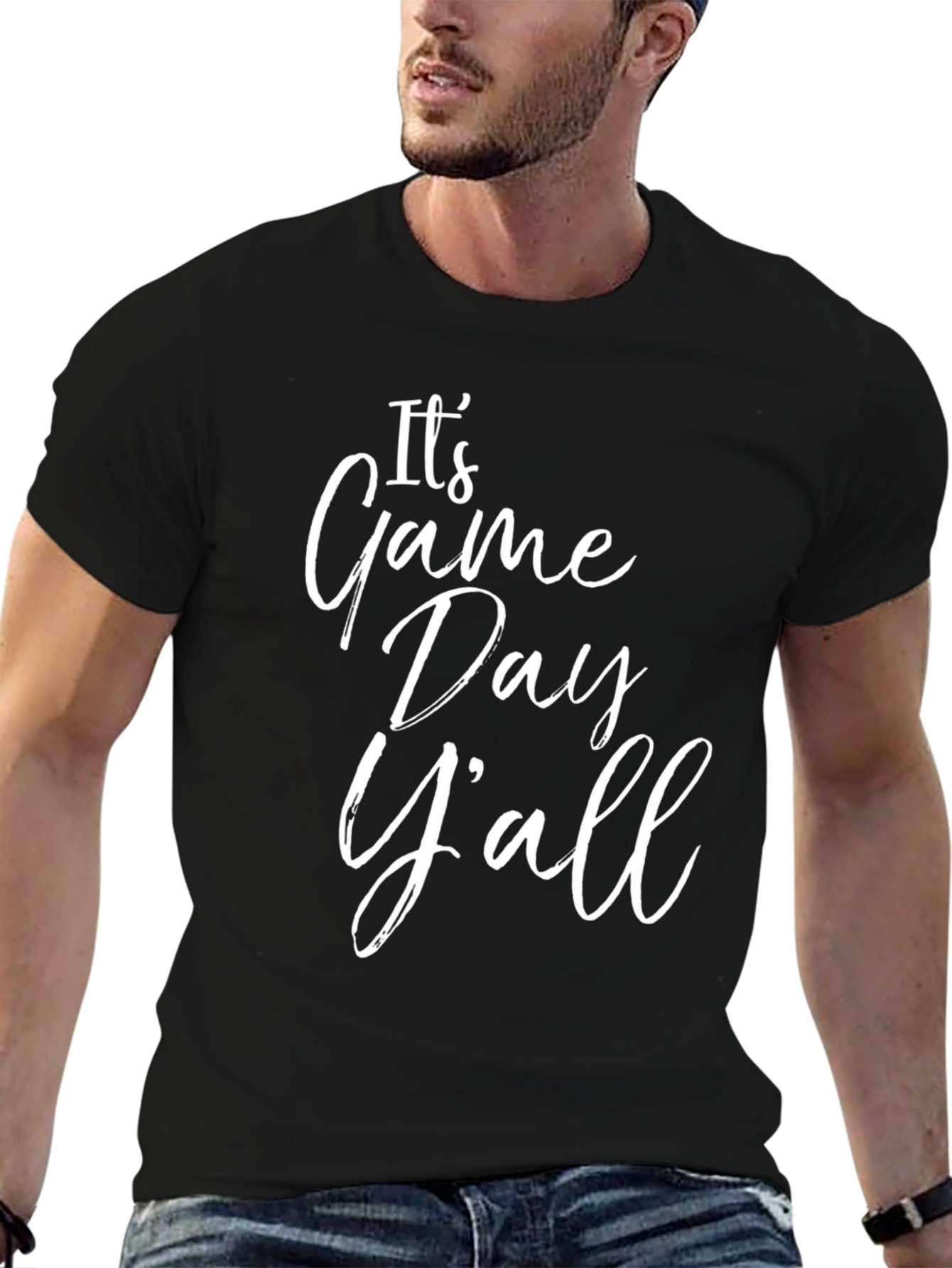 Its Game Day Yall Black T-Shirt