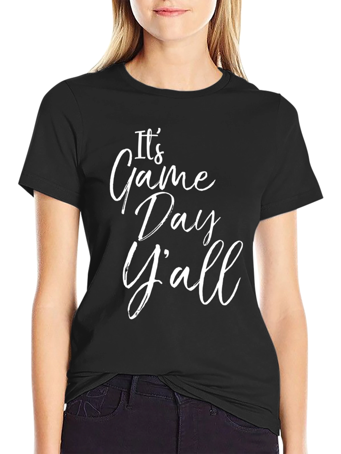 Its Game Day Yall Black T-Shirt