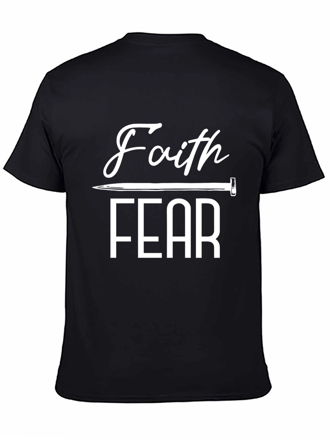 Faith Over Fear Graphic Tee - Religious T-Shirt