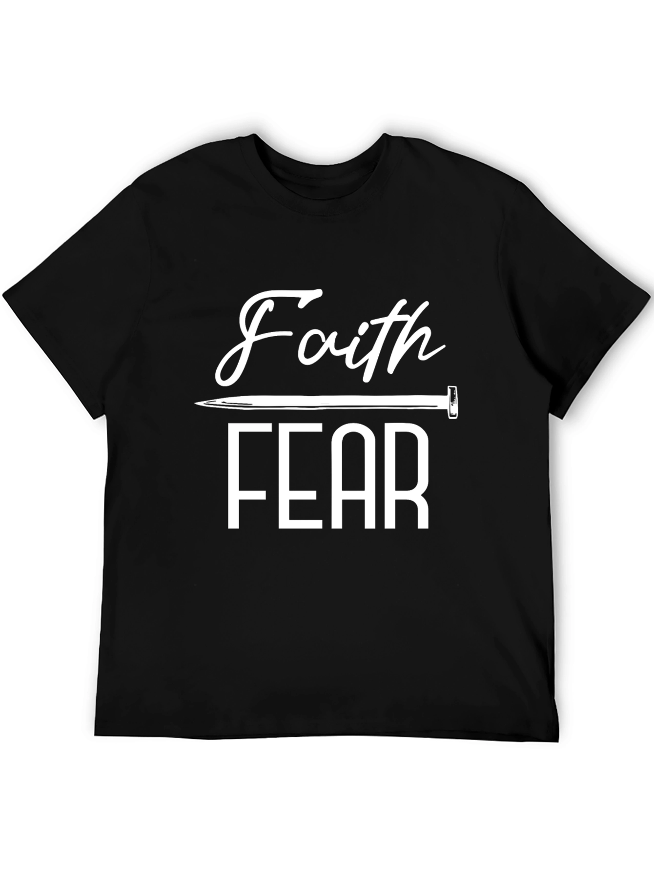 Faith Over Fear Graphic Tee - Religious T-Shirt