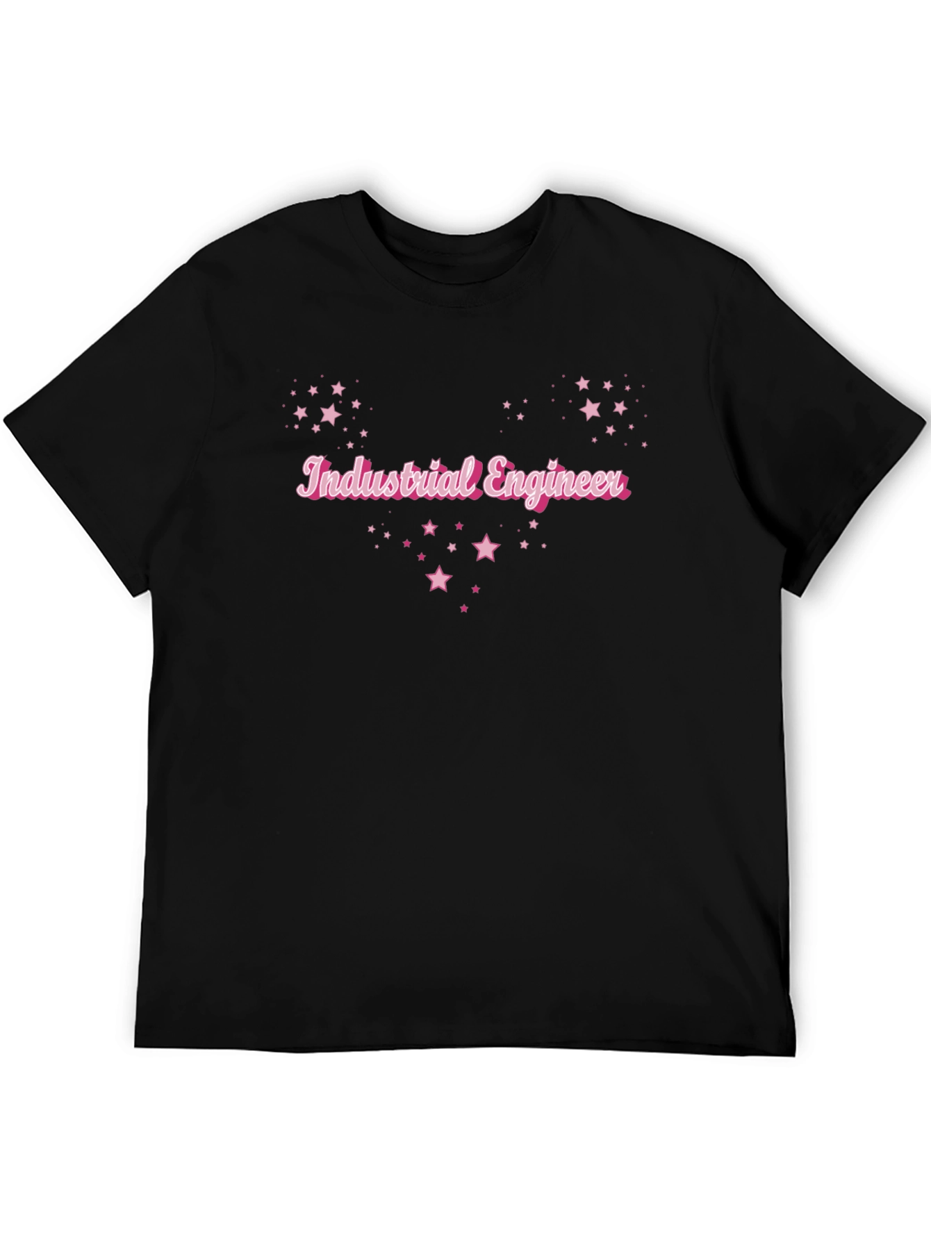 Industrial Engineer Star Tee - Pink Graphic