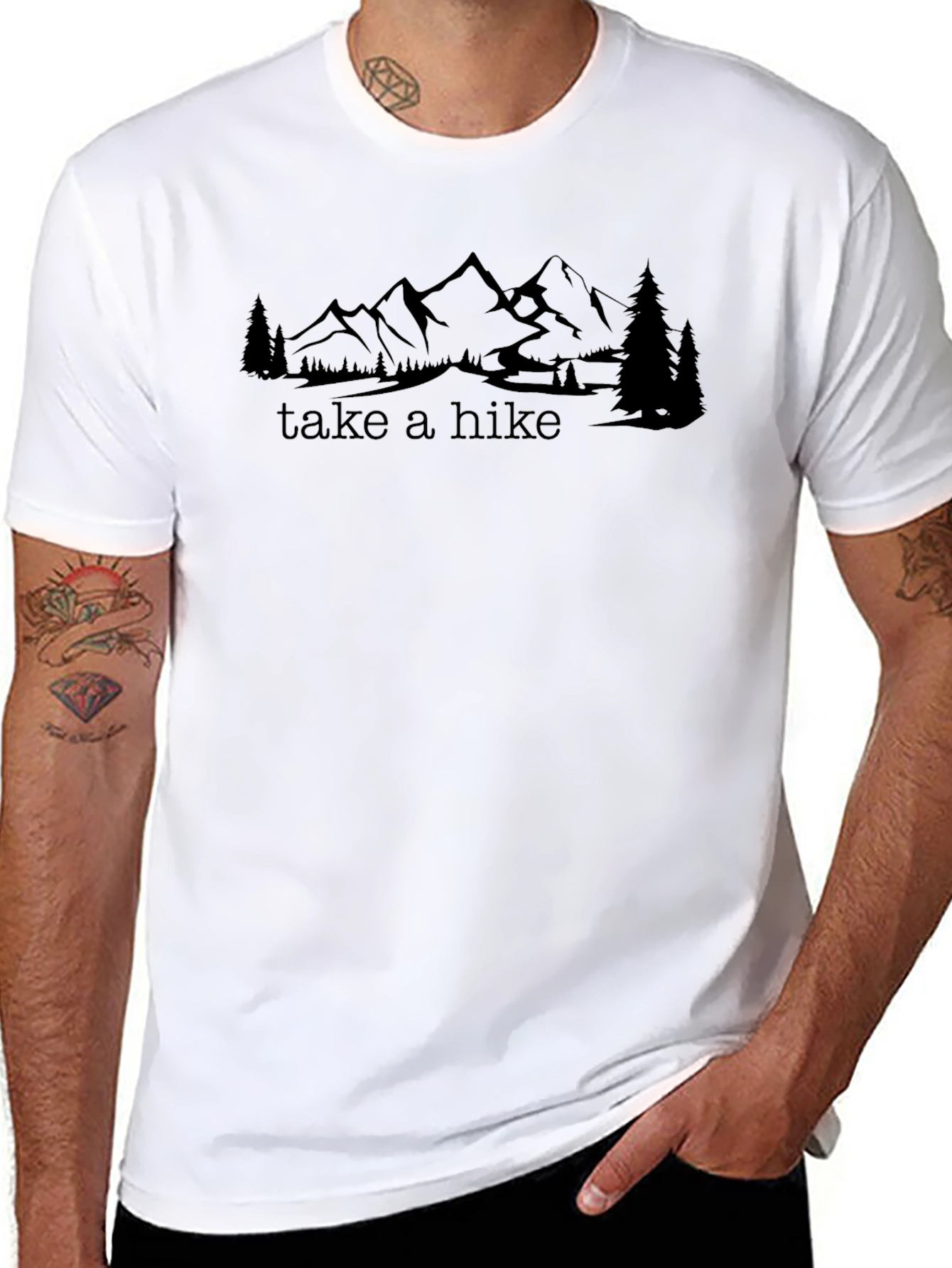 Take a Hike Graphic T-Shirt - Mountain Adventure Tee