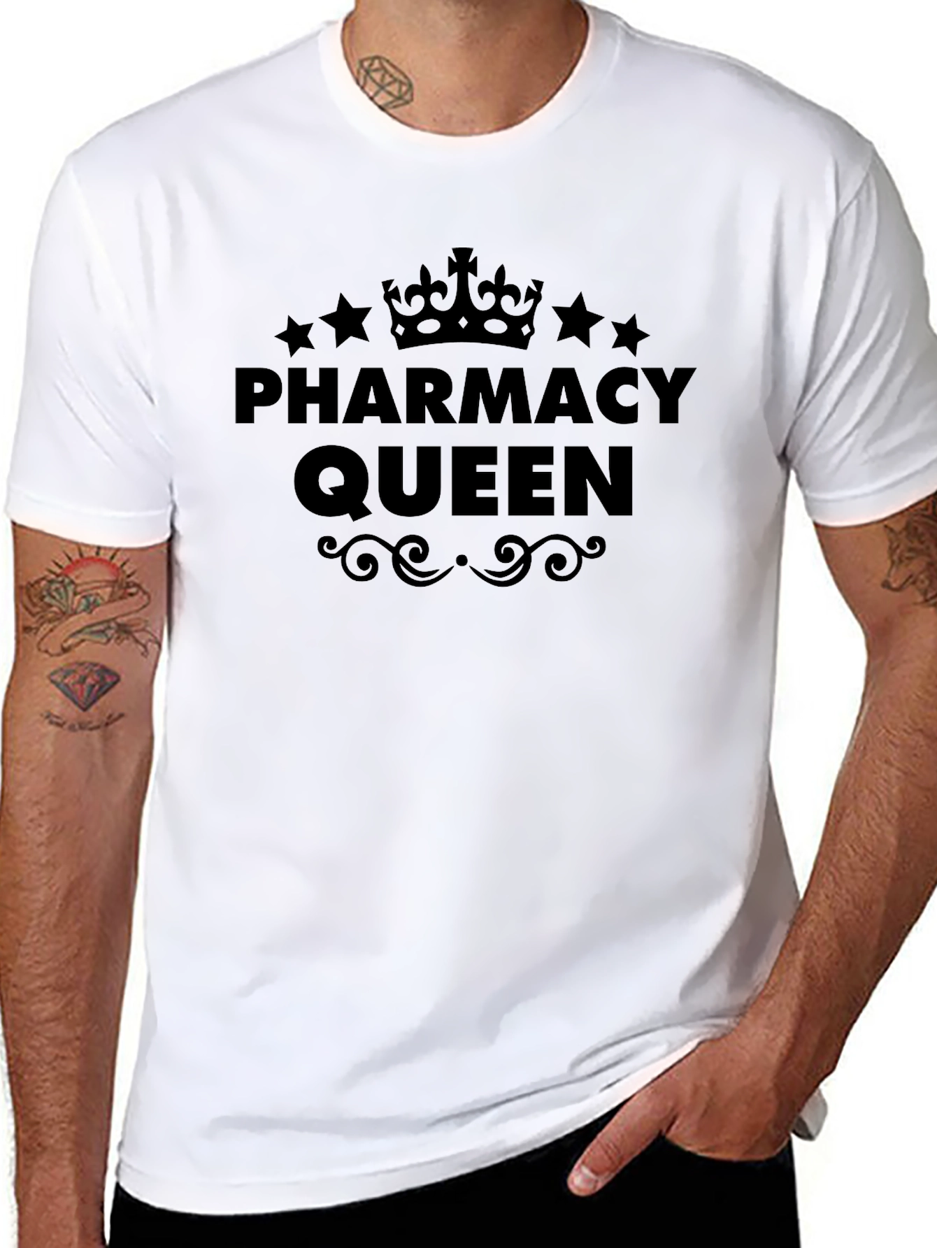 Pharmacy Queen Black T-Shirt