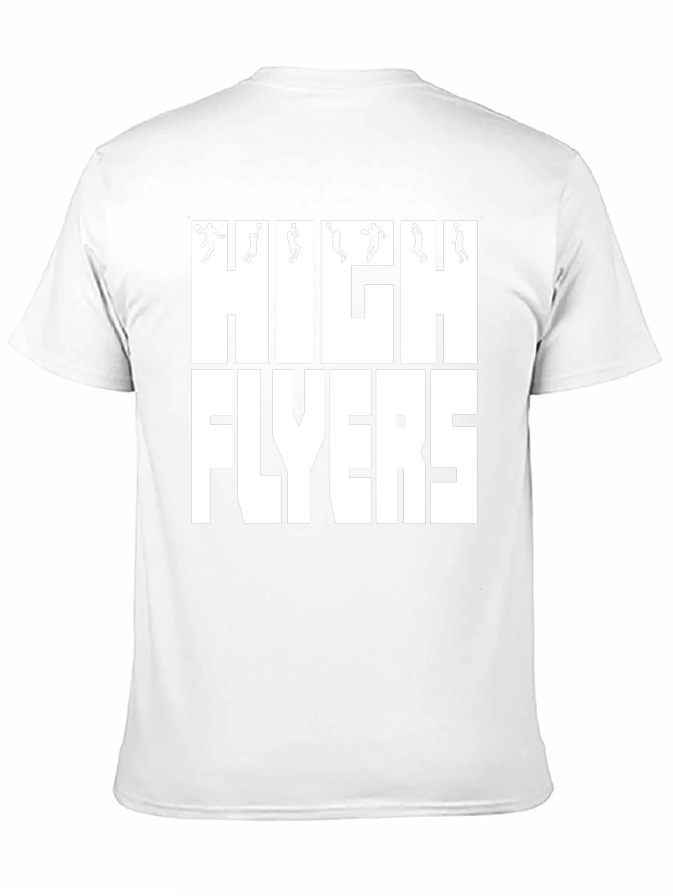 High Flyers Basketball Graphic Tee - Black Cotton
