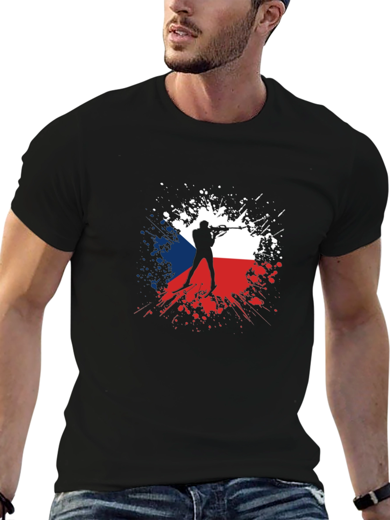 Czech Republic Biathlon T-Shirt