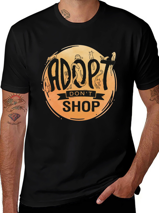 Adopt Dont Shop Graphic Tee