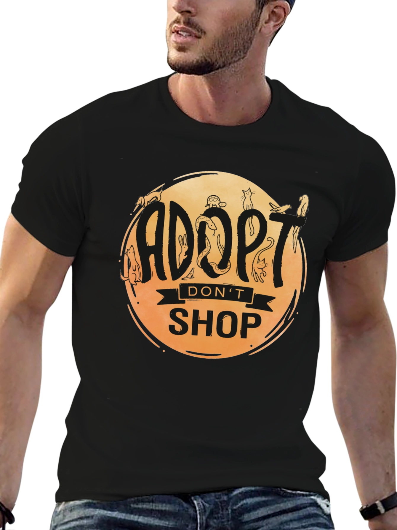 Adopt Dont Shop Graphic Tee