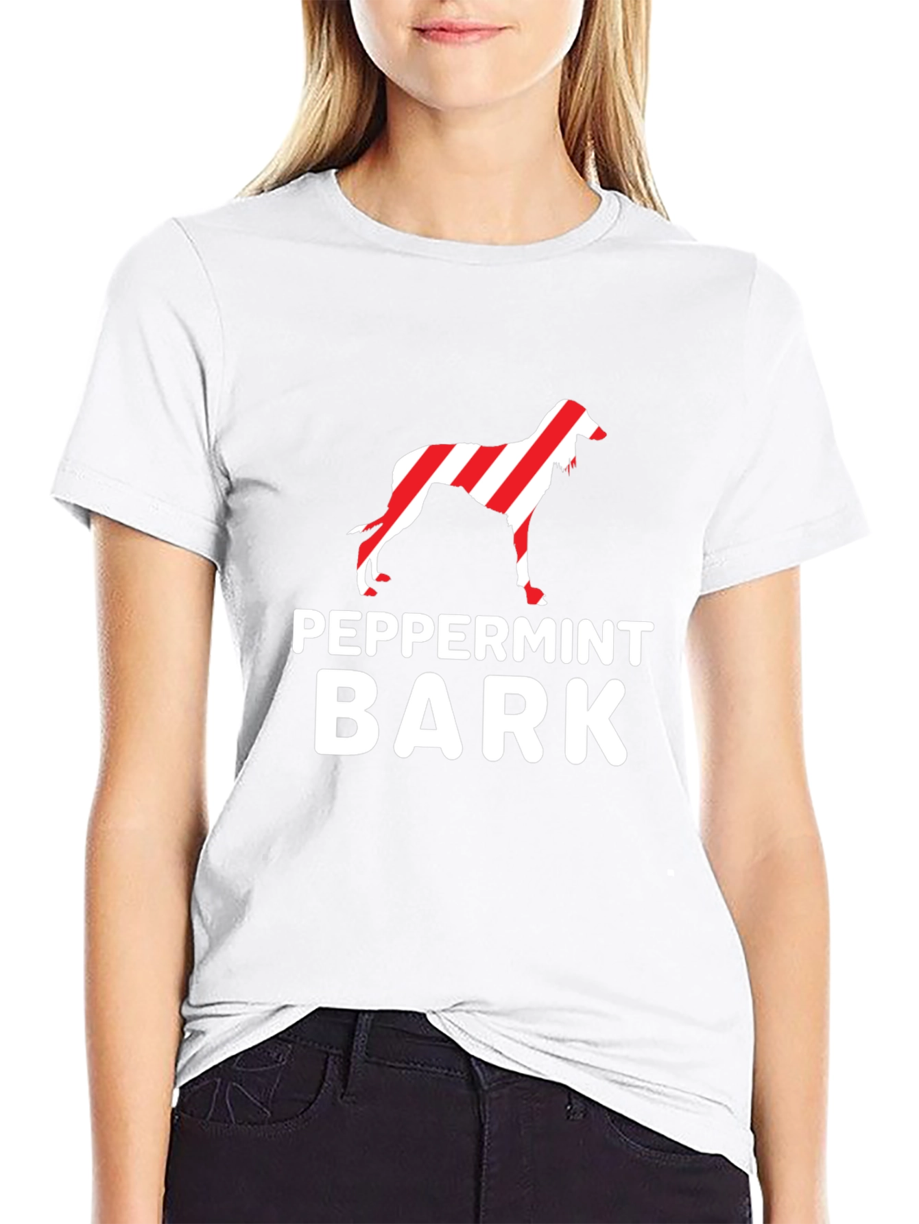 Peppermint Bark Dog Graphic T-Shirt