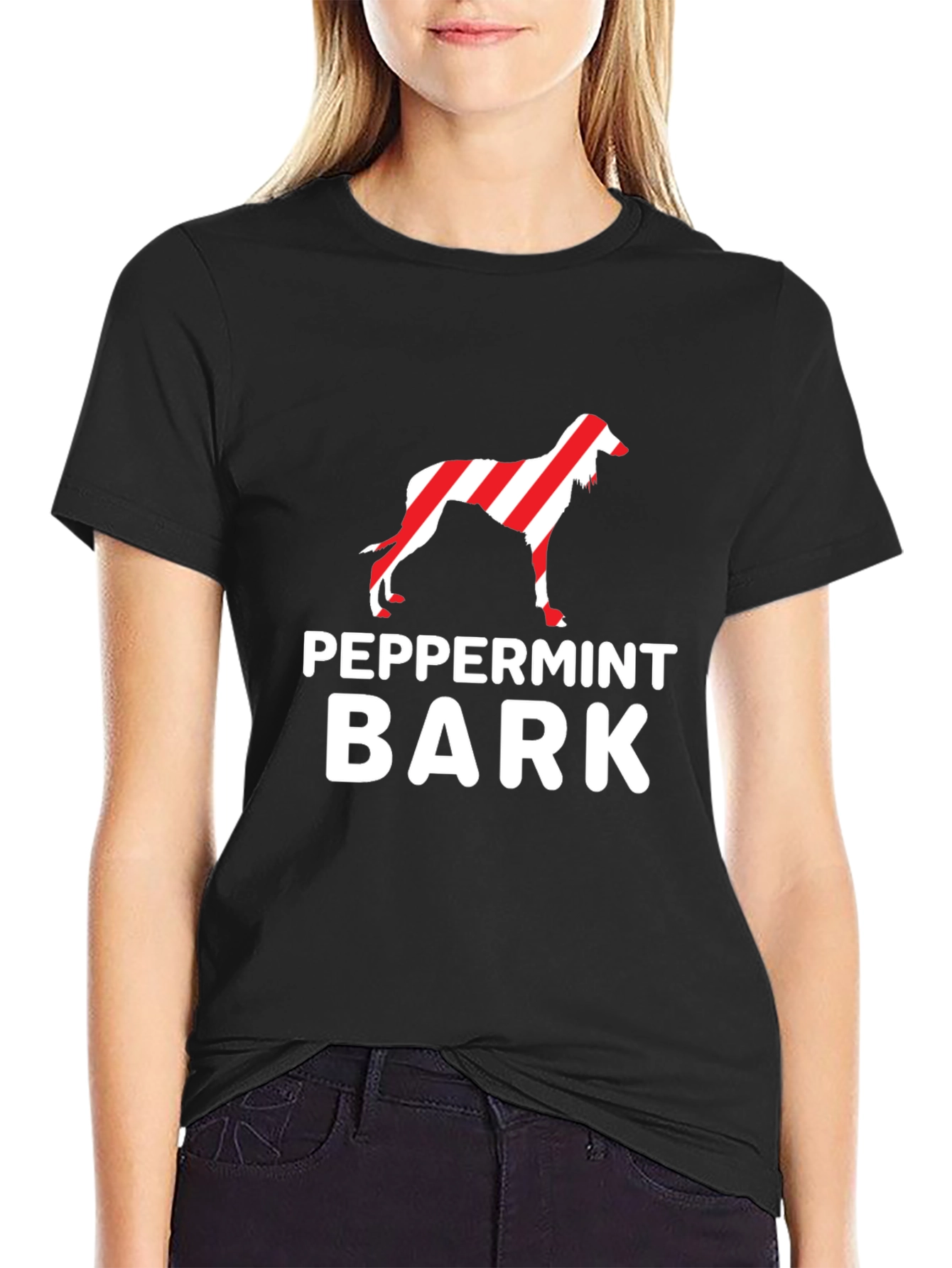 Peppermint Bark Dog Graphic T-Shirt