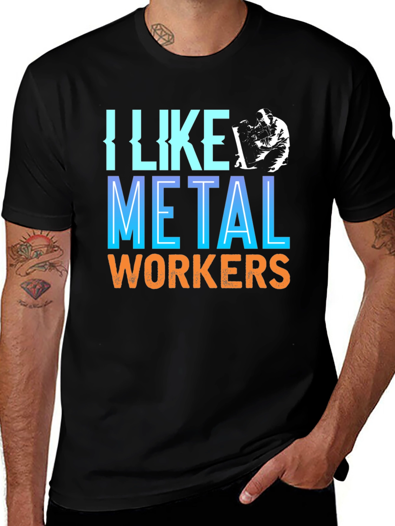 I Like Metal Workers Graphic Tee