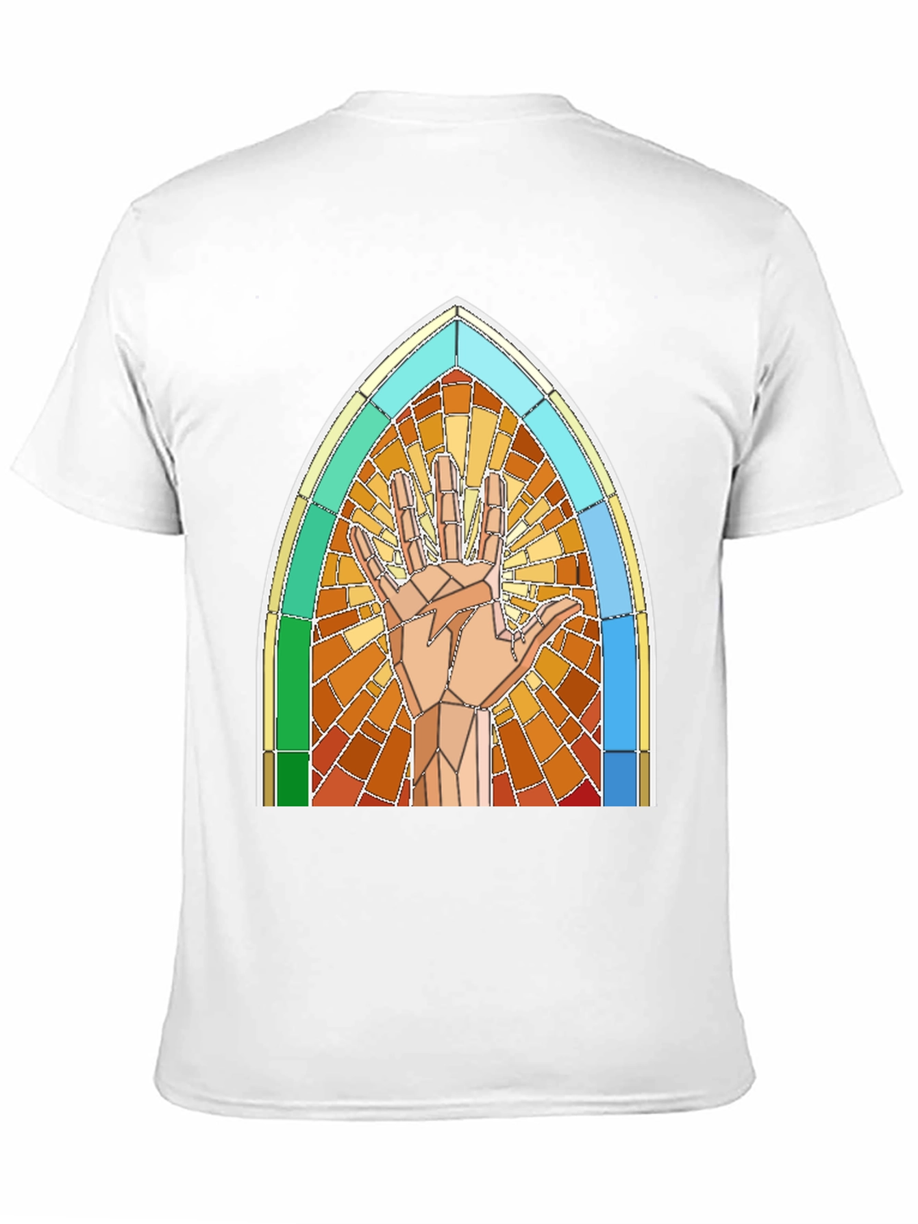 Live Long and Prosper Stained Glass T-Shirt