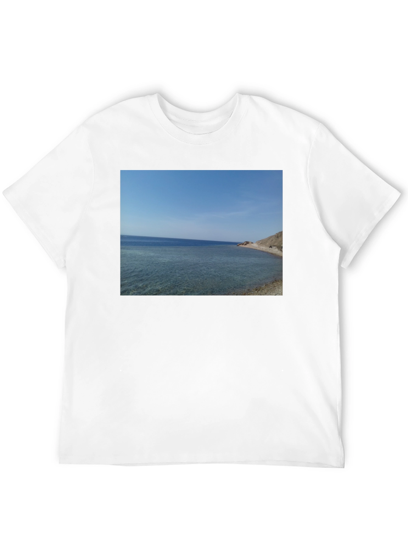 Beach View Graphic Tee - Classic Black