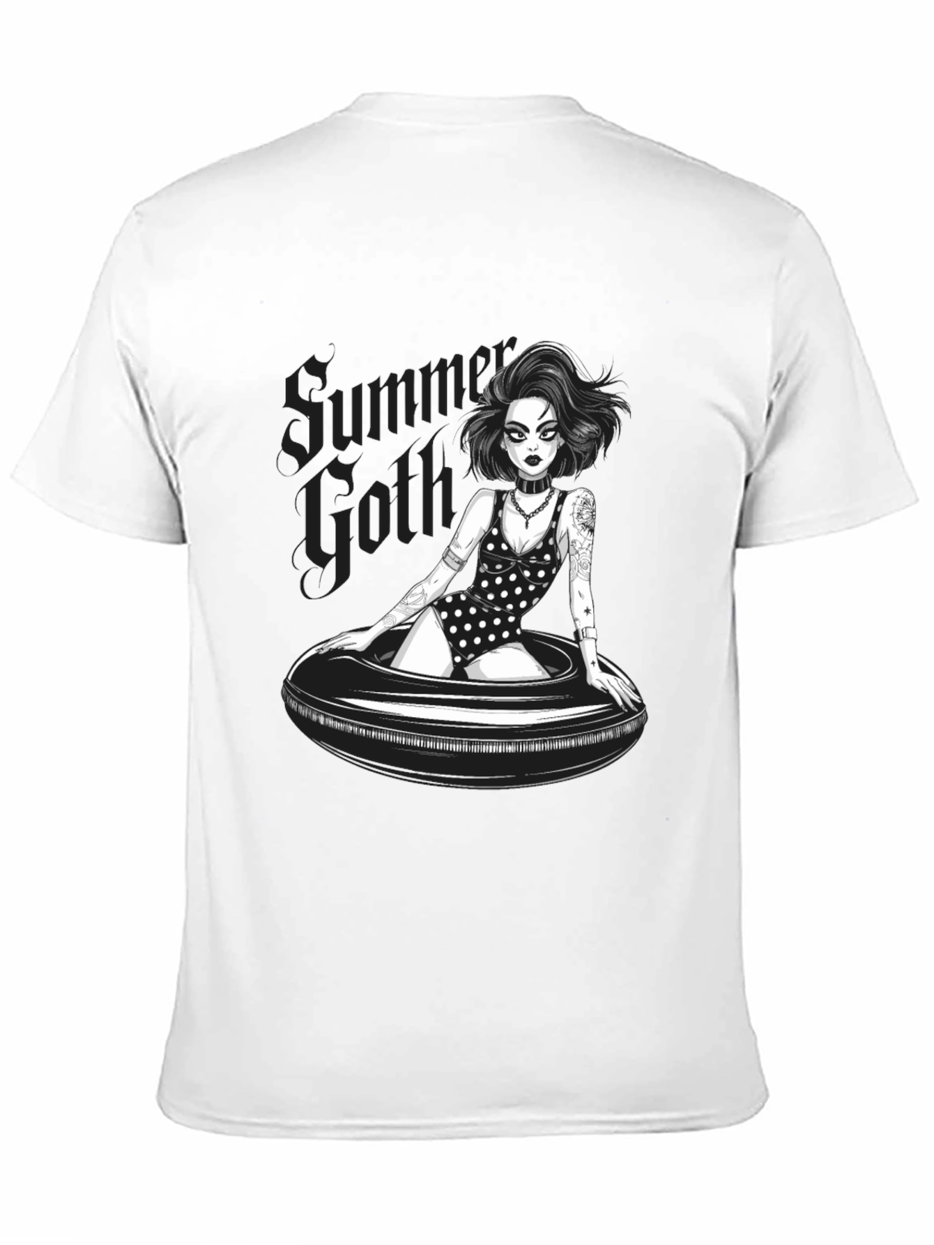 Summer Goth T-Shirt - Dark Humor Graphic Tee