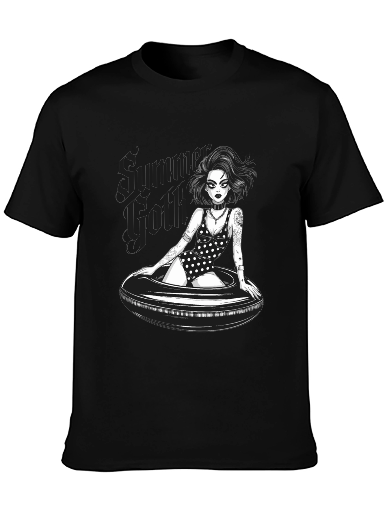 Summer Goth T-Shirt - Dark Humor Graphic Tee