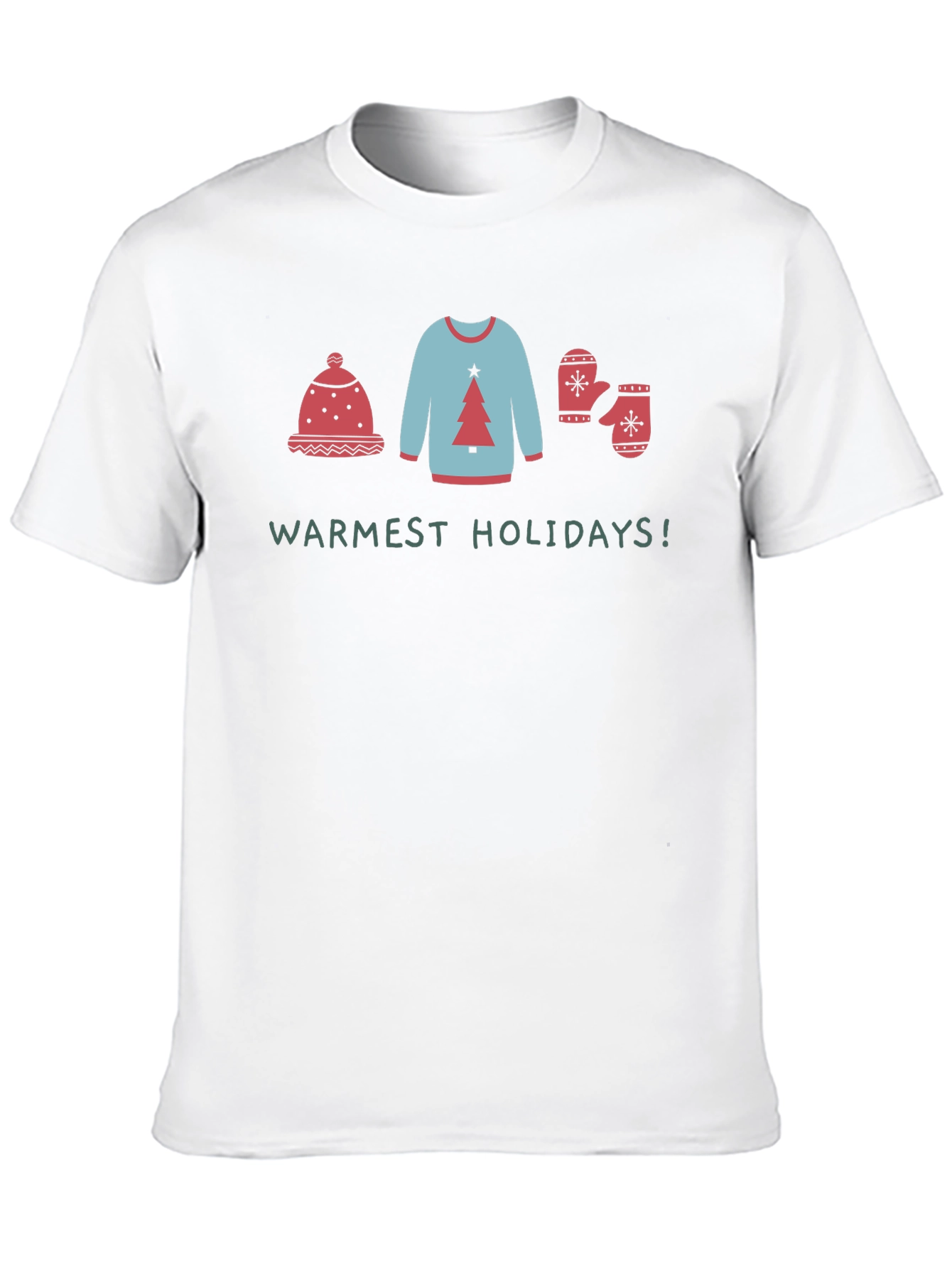 Warmest Holidays Graphic Tee - Winter Outfit Shirt