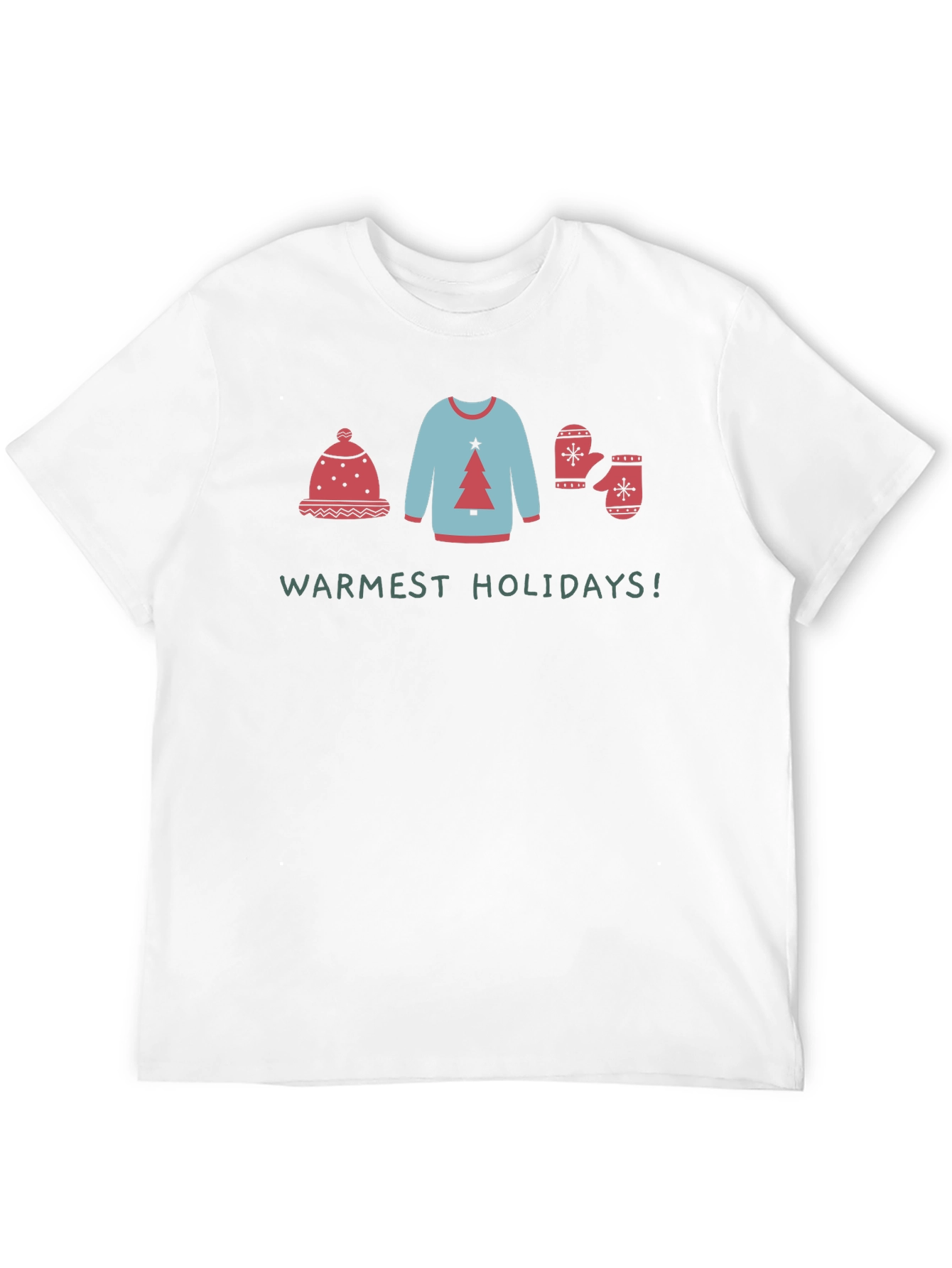 Warmest Holidays Graphic Tee - Winter Outfit Shirt